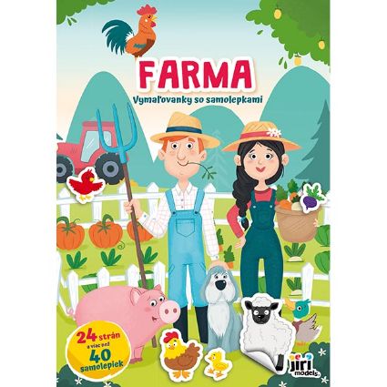 Obrázok z Omalovánky A4 se samolepkami Farma